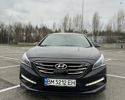 Черный Хендай Соната, объемом двигателя 2.4 л и пробегом 250 тыс. км за 10500 $, фото 1 на Automoto.ua