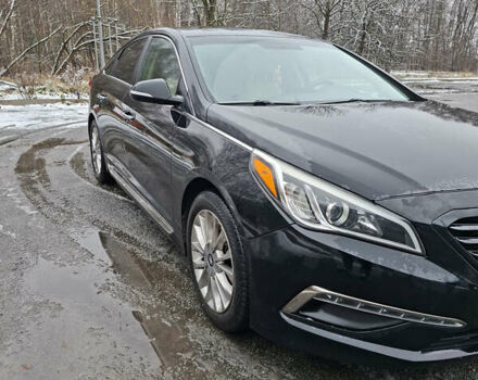 Черный Хендай Соната, объемом двигателя 2.36 л и пробегом 230 тыс. км за 9300 $, фото 1 на Automoto.ua