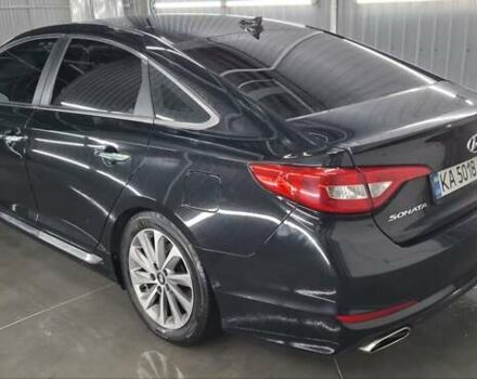 Черный Хендай Соната, объемом двигателя 2.36 л и пробегом 138 тыс. км за 10400 $, фото 18 на Automoto.ua