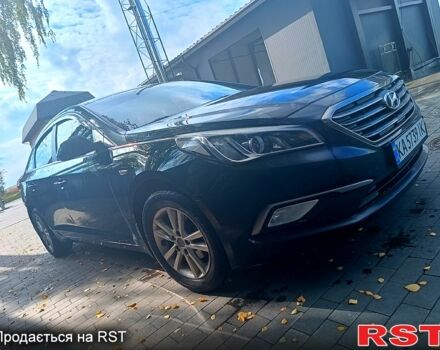 Черный Хендай Соната, объемом двигателя 2 л и пробегом 599 тыс. км за 8500 $, фото 3 на Automoto.ua