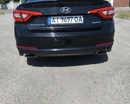 Черный Хендай Соната, объемом двигателя 2.4 л и пробегом 97 тыс. км за 15000 $, фото 2 на Automoto.ua