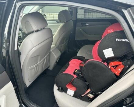 Черный Хендай Соната, объемом двигателя 2.4 л и пробегом 139 тыс. км за 10500 $, фото 8 на Automoto.ua