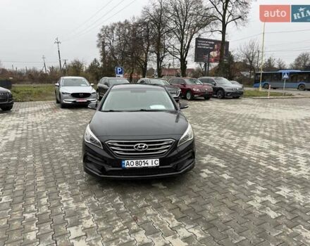 Черный Хендай Соната, объемом двигателя 2.36 л и пробегом 130 тыс. км за 10700 $, фото 1 на Automoto.ua