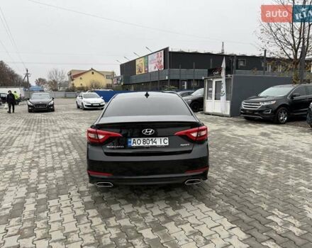 Черный Хендай Соната, объемом двигателя 2.36 л и пробегом 130 тыс. км за 10700 $, фото 9 на Automoto.ua