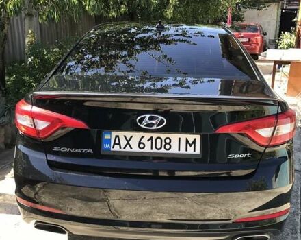 Черный Хендай Соната, объемом двигателя 2.36 л и пробегом 147 тыс. км за 11500 $, фото 1 на Automoto.ua