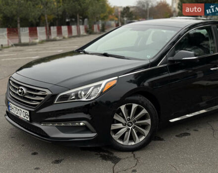 Черный Хендай Соната, объемом двигателя 2.36 л и пробегом 104 тыс. км за 11999 $, фото 5 на Automoto.ua