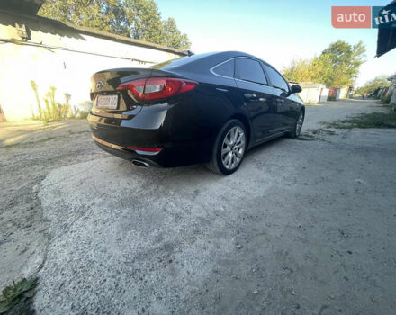 Черный Хендай Соната, объемом двигателя 2 л и пробегом 216 тыс. км за 15555 $, фото 6 на Automoto.ua