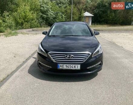 Черный Хендай Соната, объемом двигателя 2.36 л и пробегом 117 тыс. км за 11200 $, фото 1 на Automoto.ua