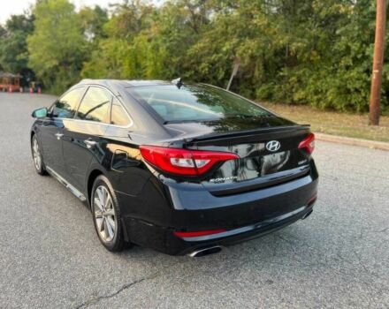 Черный Хендай Соната, объемом двигателя 2.4 л и пробегом 75 тыс. км за 8100 $, фото 6 на Automoto.ua