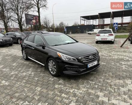 Черный Хендай Соната, объемом двигателя 2.36 л и пробегом 130 тыс. км за 10700 $, фото 15 на Automoto.ua