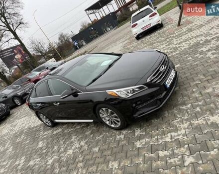 Черный Хендай Соната, объемом двигателя 2.36 л и пробегом 130 тыс. км за 10700 $, фото 16 на Automoto.ua