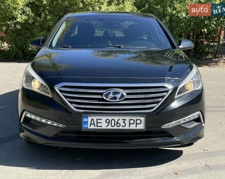 Черный Хендай Соната, объемом двигателя 2.4 л и пробегом 169 тыс. км за 10900 $, фото 1 на Automoto.ua