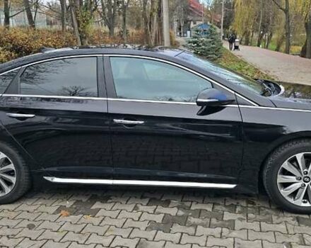 Чорний Хендай Соната, об'ємом двигуна 2.36 л та пробігом 159 тис. км за 12450 $, фото 9 на Automoto.ua