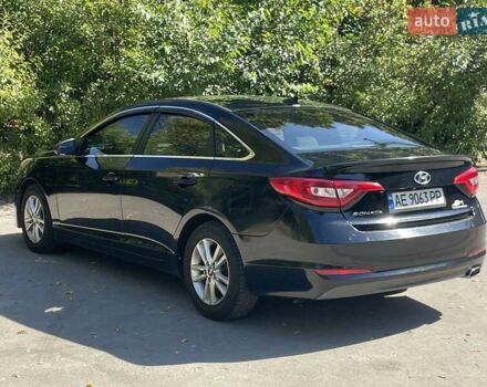 Черный Хендай Соната, объемом двигателя 2.4 л и пробегом 169 тыс. км за 10900 $, фото 9 на Automoto.ua