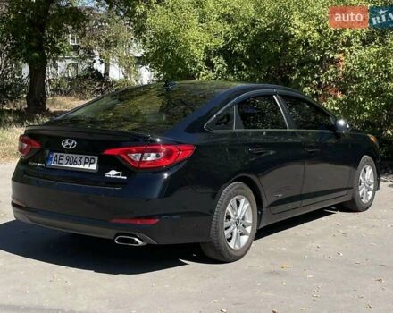 Черный Хендай Соната, объемом двигателя 2.4 л и пробегом 169 тыс. км за 10900 $, фото 8 на Automoto.ua