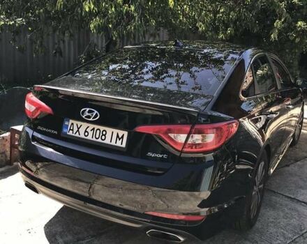 Черный Хендай Соната, объемом двигателя 2.36 л и пробегом 147 тыс. км за 11500 $, фото 8 на Automoto.ua