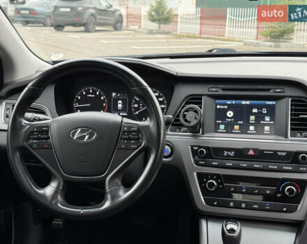 Черный Хендай Соната, объемом двигателя 2.36 л и пробегом 104 тыс. км за 11999 $, фото 16 на Automoto.ua