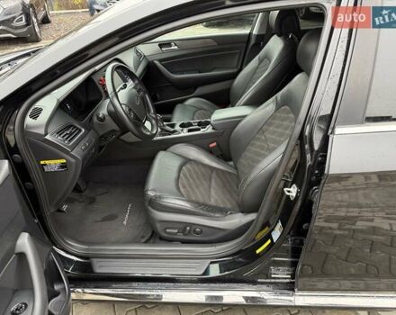 Черный Хендай Соната, объемом двигателя 2.36 л и пробегом 130 тыс. км за 10700 $, фото 20 на Automoto.ua