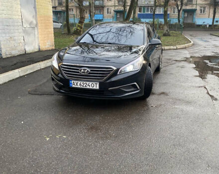 Черный Хендай Соната, объемом двигателя 2.36 л и пробегом 133 тыс. км за 10800 $, фото 1 на Automoto.ua