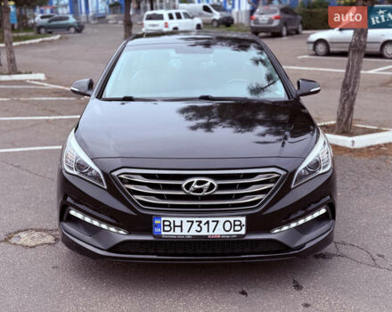 Черный Хендай Соната, объемом двигателя 2.36 л и пробегом 104 тыс. км за 11999 $, фото 3 на Automoto.ua