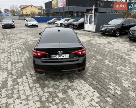 Черный Хендай Соната, объемом двигателя 2.36 л и пробегом 130 тыс. км за 10700 $, фото 10 на Automoto.ua