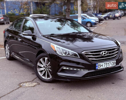 Черный Хендай Соната, объемом двигателя 2.36 л и пробегом 104 тыс. км за 11999 $, фото 2 на Automoto.ua
