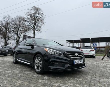 Черный Хендай Соната, объемом двигателя 2.36 л и пробегом 130 тыс. км за 10700 $, фото 17 на Automoto.ua