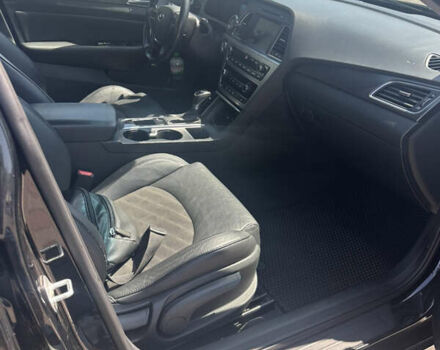 Черный Хендай Соната, объемом двигателя 2.36 л и пробегом 104 тыс. км за 12000 $, фото 5 на Automoto.ua