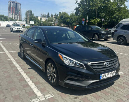 Черный Хендай Соната, объемом двигателя 2.36 л и пробегом 104 тыс. км за 12000 $, фото 1 на Automoto.ua