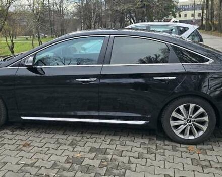 Чорний Хендай Соната, об'ємом двигуна 2.36 л та пробігом 159 тис. км за 12450 $, фото 1 на Automoto.ua