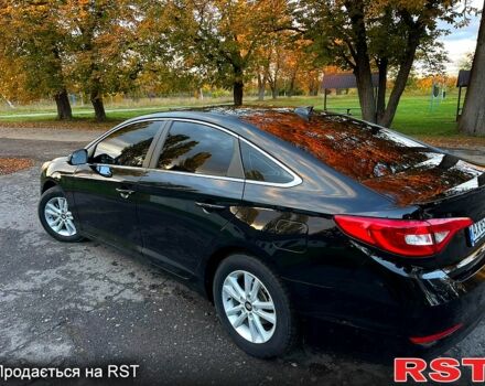 Черный Хендай Соната, объемом двигателя 2.4 л и пробегом 190 тыс. км за 8500 $, фото 3 на Automoto.ua