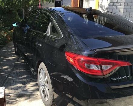 Черный Хендай Соната, объемом двигателя 2.36 л и пробегом 147 тыс. км за 11500 $, фото 5 на Automoto.ua