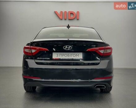 Черный Хендай Соната, объемом двигателя 2.4 л и пробегом 173 тыс. км за 10900 $, фото 5 на Automoto.ua