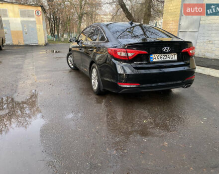 Черный Хендай Соната, объемом двигателя 2.36 л и пробегом 133 тыс. км за 10800 $, фото 7 на Automoto.ua