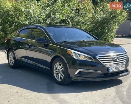 Черный Хендай Соната, объемом двигателя 2.4 л и пробегом 169 тыс. км за 10900 $, фото 6 на Automoto.ua