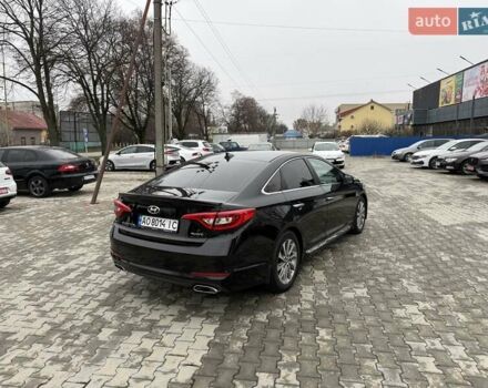 Черный Хендай Соната, объемом двигателя 2.36 л и пробегом 130 тыс. км за 10700 $, фото 11 на Automoto.ua