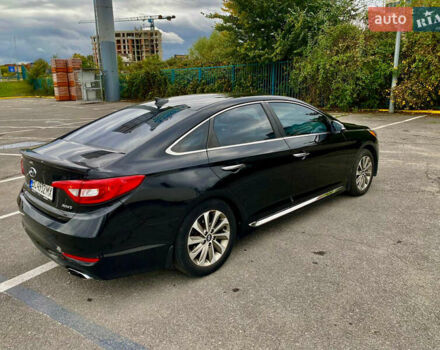 Черный Хендай Соната, объемом двигателя 2.36 л и пробегом 243 тыс. км за 10850 $, фото 18 на Automoto.ua
