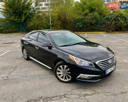 Черный Хендай Соната, объемом двигателя 2.36 л и пробегом 243 тыс. км за 10850 $, фото 10 на Automoto.ua