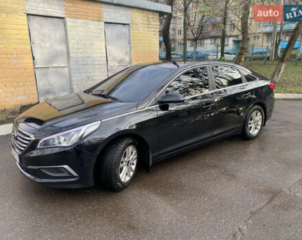Черный Хендай Соната, объемом двигателя 2.36 л и пробегом 133 тыс. км за 10800 $, фото 5 на Automoto.ua
