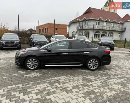 Черный Хендай Соната, объемом двигателя 2.36 л и пробегом 130 тыс. км за 10700 $, фото 5 на Automoto.ua