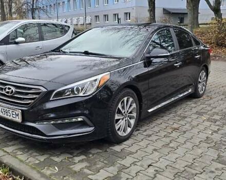 Чорний Хендай Соната, об'ємом двигуна 2.36 л та пробігом 159 тис. км за 12450 $, фото 16 на Automoto.ua