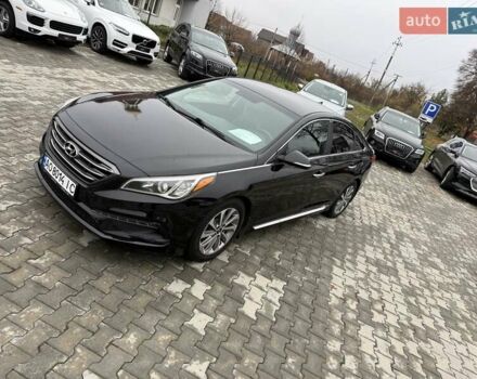 Черный Хендай Соната, объемом двигателя 2.36 л и пробегом 130 тыс. км за 10700 $, фото 3 на Automoto.ua