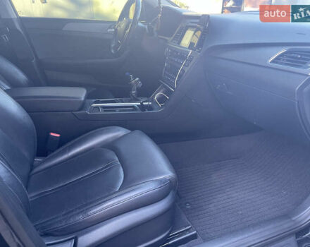 Черный Хендай Соната, объемом двигателя 2 л и пробегом 216 тыс. км за 15555 $, фото 11 на Automoto.ua