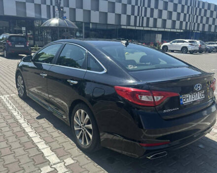 Черный Хендай Соната, объемом двигателя 2.36 л и пробегом 104 тыс. км за 12000 $, фото 2 на Automoto.ua