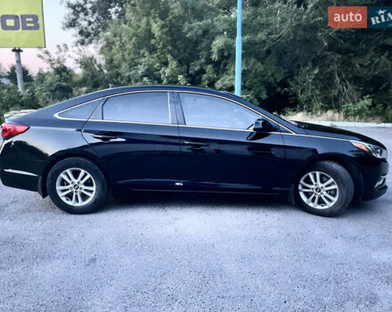 Черный Хендай Соната, объемом двигателя 2.36 л и пробегом 81 тыс. км за 12500 $, фото 5 на Automoto.ua