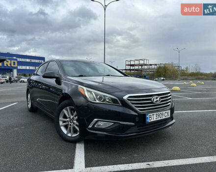 Черный Хендай Соната, объемом двигателя 2.36 л и пробегом 132 тыс. км за 12500 $, фото 2 на Automoto.ua