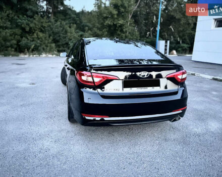 Черный Хендай Соната, объемом двигателя 2.36 л и пробегом 81 тыс. км за 12500 $, фото 9 на Automoto.ua