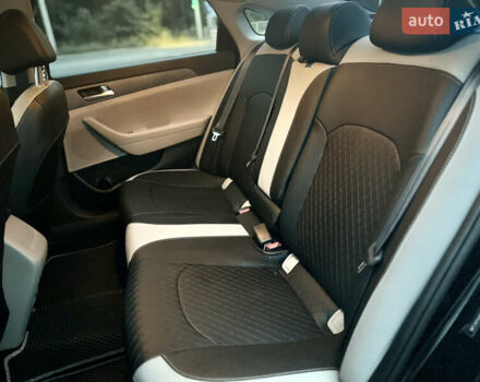 Черный Хендай Соната, объемом двигателя 2.36 л и пробегом 81 тыс. км за 12500 $, фото 17 на Automoto.ua