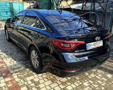 Чорний Хендай Соната, об'ємом двигуна 2.4 л та пробігом 111 тис. км за 11000 $, фото 3 на Automoto.ua