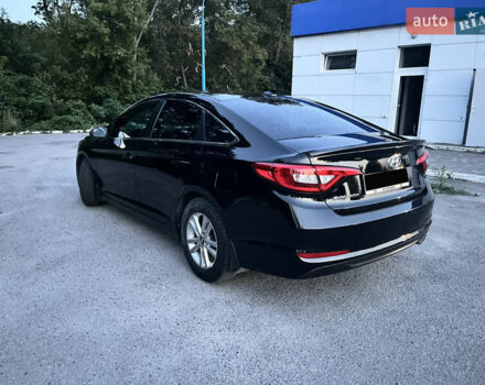 Черный Хендай Соната, объемом двигателя 2.36 л и пробегом 81 тыс. км за 12500 $, фото 10 на Automoto.ua